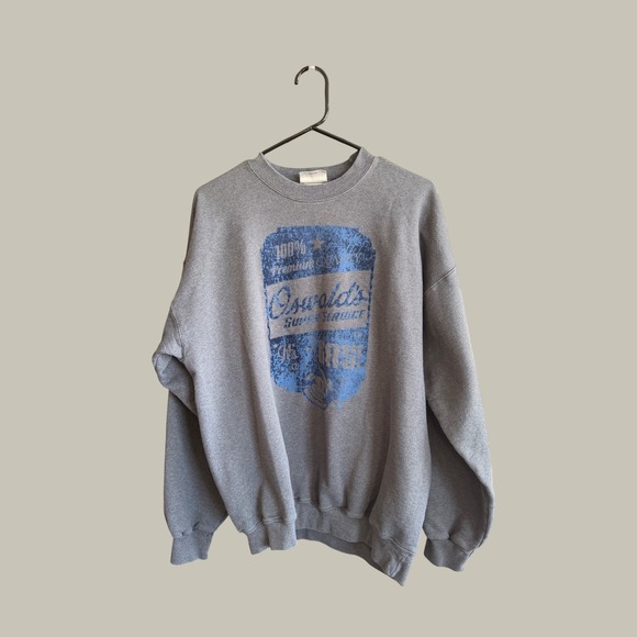 Disney Parks Other - Disney Parks Oswalds Super Service Crewneck Sweatshirt Gray Mens Large L